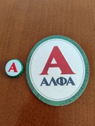 Grecja  Athenian Brewery ALFA podkładka podstawka piwo kapsel 