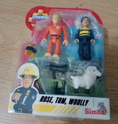 Strażak Sam figurki Rose, Tom i owieczka 