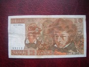 BANKNOT  FRANCJA 10 Franków 1976 r. seria Y.282