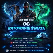 Konto Fortnite og ratowanie świata 