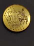 Moneta Szwecja 50 eurocent 2004r. Próba - Specimen - Gustaw II Adolf