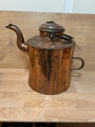 Stary czajnik miedziany 