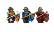 Klocki figurki rycerze Castle kompatybilne z Lego castle Lion black falcon 