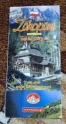 Zakopane. Trzy lub cztery dni. Plan miasta. Schemat szlaków turystycznych