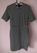 sukienka w paski Topshop rozmiar 38