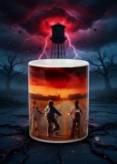 Stranger Things film horror science fiction prezent dla fana geeka kubek