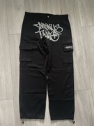 Spodnie cargo minus two cargo czarne L