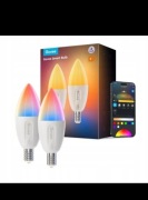 GOVEE H600C ZESTAW 2x LED RGBWW Żarówka ściemnialna E14/5W/230V 2700-6500K