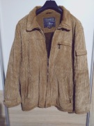 Świetna prawie nowa, nietuzinkowa prążkowana kurtka 