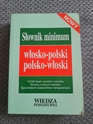 Słownik minimum włosko-polski Jedlińska Kruszewska