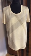 Bluzka Damska Burberry roz XL orginal merino wool