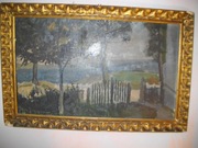 Stefa Jacyszynówna olej duży format 1945 rok