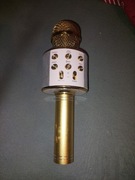 Mikrofon karaoke. W zestawie kabel zasilający bez tzw. kostki