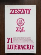 Zeszyty Literackie nr 71 Pier Paolo Pasolini; Adam Zagajewski
