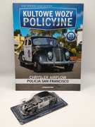 Model Policyjny CHRYSLER AIRFLOW 1:43 DeAgostini Kultowe Wozy Policyjne 