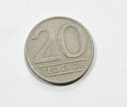 Moneta 20 zł ZŁOTYCH 1986