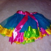 kolorowa spódniczka z tiulu -rozmiar  74/80cm