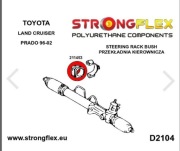 Toyota LC J90 TULEJA PRZEKŁADNI KIEROWNICZEJ 50MM
