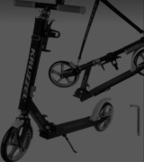 Hulajnoga składana duże koła 20 cm lekka hamulec