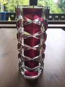 Wazon z dwukolorowego szkła J.G.Durand, Francja lata 70