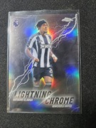 Anthony Elanga Newcastle Topps Chrome 2026 Lightning LC-7