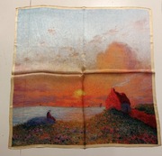 Apszka jedwabna duża chusta