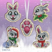 Zestaw haftu koralikovego na driewnie 