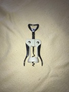 Korkociąg biało-srebrny