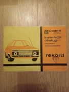 Unitra Diora Instrukcja obsługi odbiornika samochodowego Rekord
