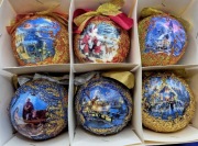 Bombki ręcznie wykonane 10cm kpl świąteczne wzory 