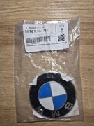 Oryginalny Emblemat BMW 82mm – Nowy, Maska/Klapa – 51767288752