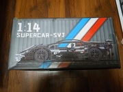Klocki lamborghini SVJ Skala 1:14 + Podświetlenie
