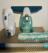 Odkurzacz do szyb Leifheit Dry&Clean + drążek 43cm + myjka