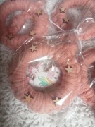 Świąteczne zawieszki 5 cm na sztuki z jednorożcem 