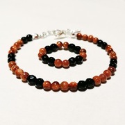 Komplet biżuterii Black stone & Piasek pustyni