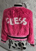 GUESS kurtka futerko orginalne roz L