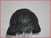 czapka kapelusz ocieplany bucket noHAND MADE 59 futro kożuch skórzany runo