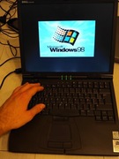 Retro laptop Dell ppx windows 98