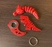 KEYRAMBIT galaxy red breloczki HIT TIK TOKA combo