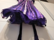 Nowa sukienka wstążka fioletowa balowa na imprezę 