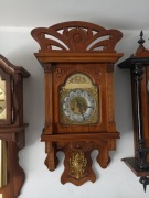 SECESYJNY ZEGAR WISZĄCY ŚLĄZAK GUSTAW BECKER