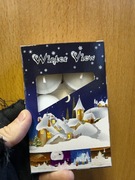 Podgrzewaczyki tea-lights Adpal 6 sztuk polski produkt świąteczne ciastko