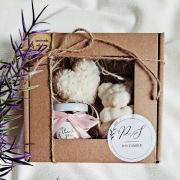 Zestaw prezentowy świece sojowe 