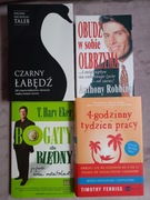Zestaw 4 kultowych książek biznesowych i rozwojowych – jak nowe
