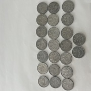 Monety 50 groszy, różne roczniki