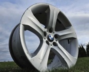 Felga 1 szt Ronal BMW 19 cali 5x120 10J ET21 srebrna prosta X5 F15, E70, X6