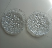 Talerze deserowe liście kapusty 2 szt.