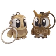 Komplet breloków sówki 2 sztuki druk 3D Zestaw brelok Sowy Sowa dla par