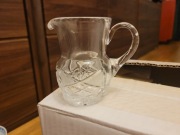 Dzbanek kryształowy prl