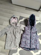 Kamizelka plus kurtka dziecięca roz.98/104 st.bdb